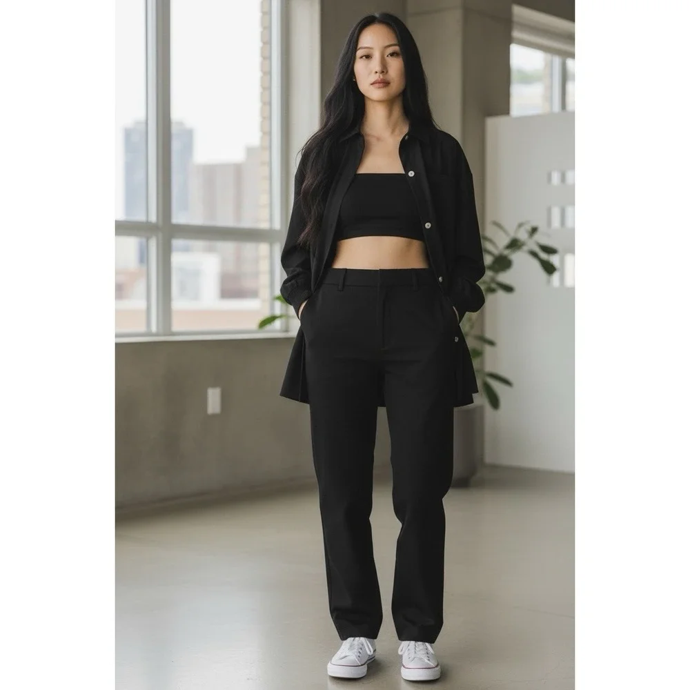 Nike‎ Dri-FIT 24.7 PerfectStretch Oversized L/S Shirt HM8385 Women's Size L NEW